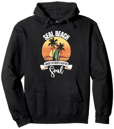 Waves - Seal Beach Pullover Hoodie