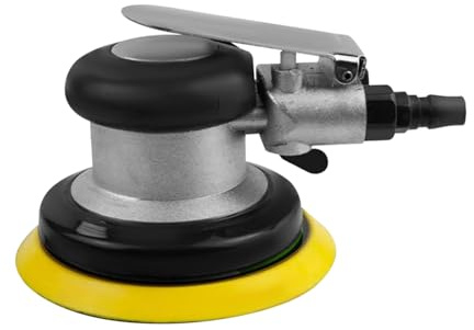 ORFOFE Levigatrice Orbitale Palmare Pneumatica per Smerigliatrice ad Aria Compressa Resistente e Versatile per Falegnameria e Automotive