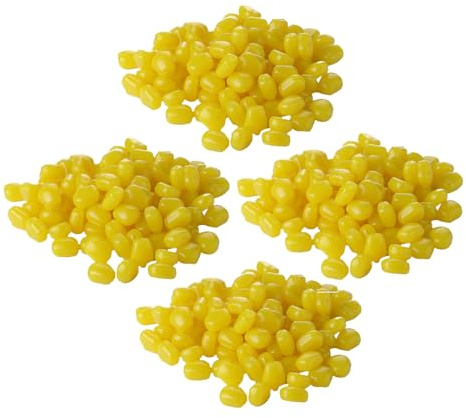 DECHOUS 400 Appâts Artificiels Souples Imitant Le Maïs Jaunes Leurres Flottants pour Pêche à la Carpe Lot de 400 Pièces Souplesse Optimale pour Eau Douce Appâts pour Lac et Rivière