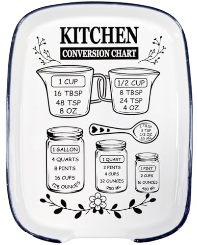 PRESSINART Divertente Posata in Ceramica Portaposate per Forcon Pattern Tabella di Conversione Bianca Posata da Cucina Vassoio per Cena da Tavola da Pranzo Piano di Lavoro da Cucina Accessori