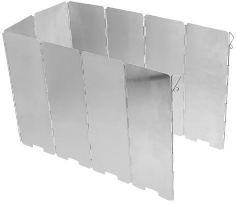 TOYZFRIENDY Terrassenheizstrahler Reflektor Aluminiumlegierung Windschutz Faltbar für Runde Propangas Heizstrahler Outdoor Garten Camping