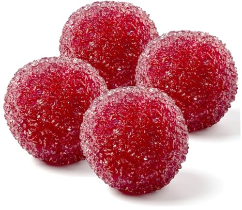 Crunchy Stress Ball, Waxberry Stress Balls Squeeze 4 Stück Soft Squeeze Fidget Toys mit Befriedigung