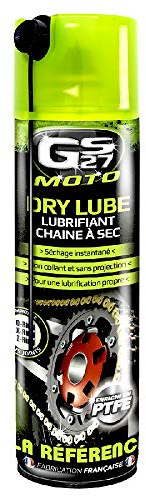 LUBRIFIANT CHAÎNE GS27 MOTO DRY LUBE 250 ML