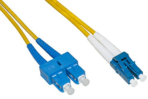 LINK LKLCSC902 - Cavo Fibra Ottica LC-SC Singlemode 9/125 Duplex 2 Metri – Alta Velocità per Networking, Server e Data Center