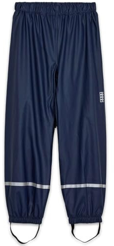 Lego Wear Unisex barn Lwpowai – foret regnbyxor, mörk marinblå, 140 EU, Mörk marinblå, 140