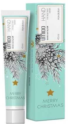 4 Stück Set Aktion UMIDO Hand-Lotion Set 45 ml Aloe-Vera-Extrakt Weihnachten | Handcreme | Pflegecreme | Lotion | Hautpflege | Handcreme Set