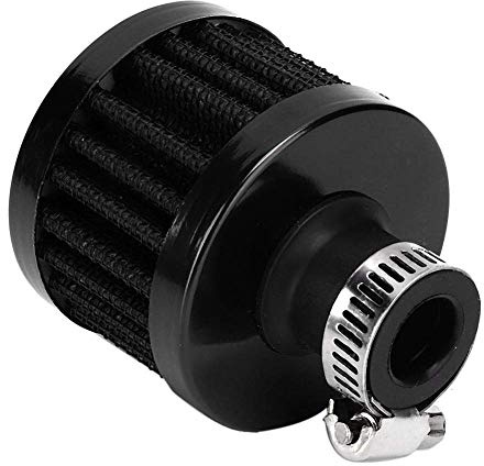 13 mm / 0,5 Mini filtre d'admission de moteur évent reniflard de carter pièces automobiles universelles (noir)