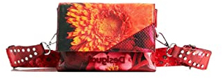 Desigual Damen Bols_sunset patch Across Body Bag, Rot, Einheitsgröße EU