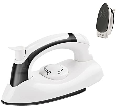 Fer à Repasser de Voyage,Fer à Vapeur Pliable, cuiseur Vapeur pour vêtements, Mini cuiseur Vapeur électrique portatif avec Ajouter Une Tasse d'eau, Machine à Repasser Portable pour Famille Voyage