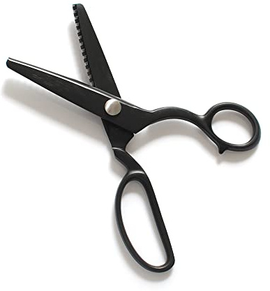 YJSStriving Zackenschere zum Schneiden von Stoffen, 20,3 cm | Komplett aus Edelstahl, robust, dekorative Kante, Zick-Zack-Schere