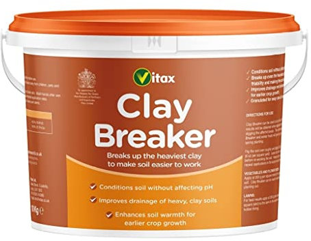 Zinc Products Vitax Clay Breaker 10kg Tub | Breaks Up The Heaviest Clay Making Soil Easier To Work