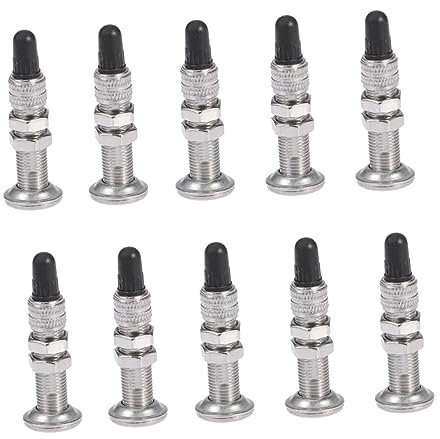 YARNOW 10stücke Fahrradvorbau Aus Aluminiumlegierung Tubeless-vorbau Für Kompatibel Mit Schlauchlosen Reifen Für Straße Und Mountainbike