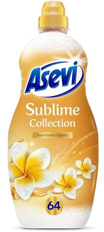 Asevi Suavizante para Ropa Sublime Collection Luxury- Suavizante Concentrado para Lavadora con Fragancias Seductoras - Esencias Naturales - Suavidad Duradera para Todo Tipo de Tejidos - 64 Lavados