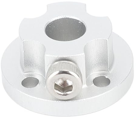 6mm Flange Shaft Coupling,Aluminum Alloy Rigid Flange Coupling Motors Guide Shaft Coupler Motor Connector for 14148 48mm Omni Wheel