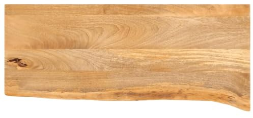 vidaXL Tischplatte mit Baumkante 70x40x3,8 cm Massivholz Mango