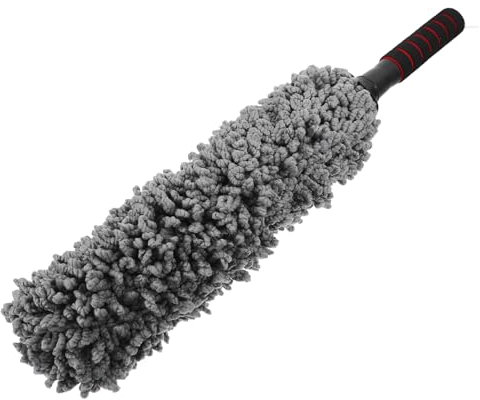 BUGUUYO Cepillo Para Polvo De Coche Plumero Interior Mango Extensible Antiarañazos Lavado De Coche