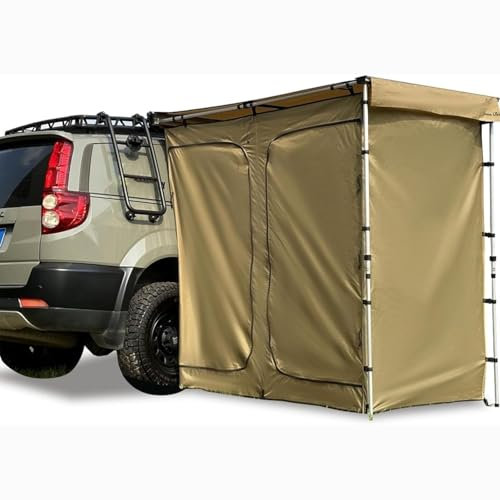 Tienda de campaña con Ducha Lateral for Coche, Tienda de campaña con toldo for Coche con Techo, Refugio de privacidad for baño, Vestuario for Acampar al Aire Libre, Tienda de campaña portátil