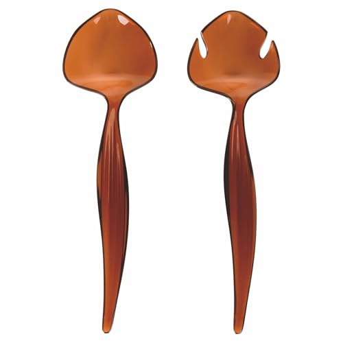 Villa d'Este Home Tivoli 2024 Set 2 couverts pour salade, ambre, cuisine
