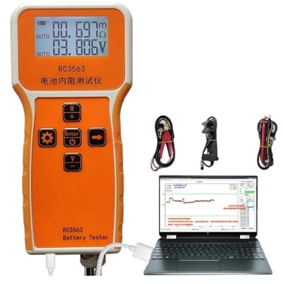 YVAAASIYC Testeur de Tension de Batterie RC3563 18650, testeur de résistance Interne, testeur de Batterie au trithium, Lithium, Fer, Phosphate, Haute précision, True 4Wire(TypeD)