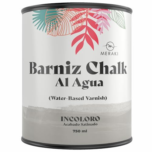 Meraki BARNIZ CHALK PAINT MERAKI, al agua SATINADO (750ML)