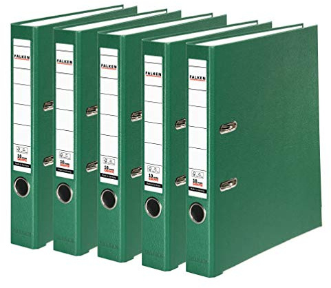 Falken PP, copertina in plastica 5er Pack schmal verde