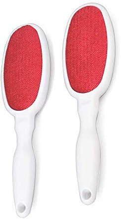 Magic Lint Remover Brush for Clothes,Double Sided and Comfort-grip Handle Lint Brushes Great for Pet Hair, Lint and Dust (2)