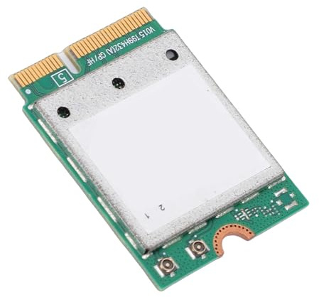 WiFi 7 Card QCNCM865, 5800Mbps M.2 Key E Tri Band Wireless Adapter, 4K QAM Low Latency Device for Wins 11 Only