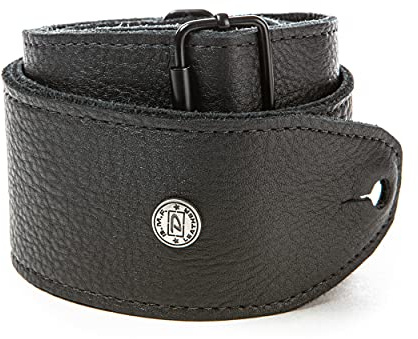 Jim Dunlop Gitarrengurt Leder - Tri-Glide 89cm, Schwarz