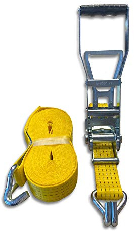 Spanngurt 5to 10m Langhebelratsche gelb 2500/5000 daN