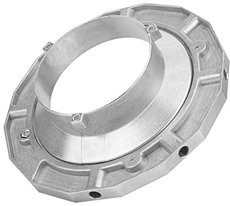 Speedring Adapter, Metall Speed Ring Adapter für Bowens Mount Softbox, Blitzlicht, Studiofotografie Zubehör