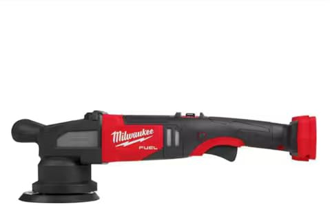 . Milwaukee M18 Fuel - Lucidatrice orbitale casuale da 15 mm, senza caricabatterie, senza batteria, solo strumento nudo