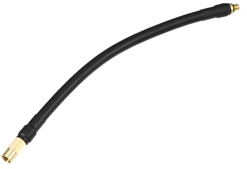 Motoforti Adaptador De Manguera De Bomba De Aire, 1Pc, Cobre Y Caucho | Color Negro, Material Cobre Y Caucho, Rosca M6×1.0, Válvula De Neumático Estándar, Para Coche Moto Bici Camión Autocaravana