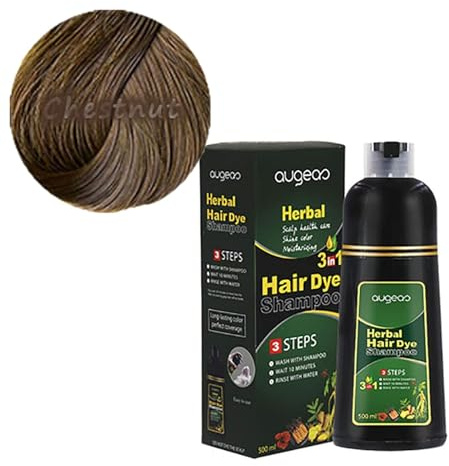 Naturliga örtessenser Semi-permanent hårfärgningsmedel for män och kvinnor Skäggfärgningsmedel Naturligt växtextrakt Hårfärgningsschampo 10 min Magic Hair Dye Shampoo 500ml,mörkt kaffe/488 (Color : C