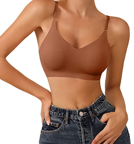WILLBEST Push up Schwangerschaft BH Tierdruck top Damen BH ohne bügel Quadratischer Hals Bustier Damen Baumwolle Gym glammering Shapewear große brüste starker Halt mit bügel Push