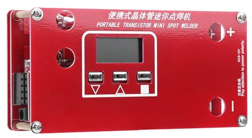 CHICIRIS Tragbare Punktschweißmaschine, Transistor-Mini-Punktschweißgerät mit LCD-Display für Kleine Batteriereparatur-Powerbanks, Elektrowerkzeuge, Projekte