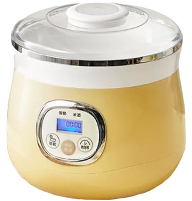 Automatisk Yoghurtmaskin, Yoghurtmaskin, med 1 Liters Keramisk Burk, Konstant Temperaturvärme, Lätt Att Rengöra, Lämplig för Familjebruk