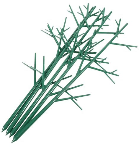 Ciieeo Support Plantes Grimpantes 5 Pièces Treillis en Plastique pour Pots et Jardinières Tuteur Jardin Balcon pour Rosiers et Clématites
