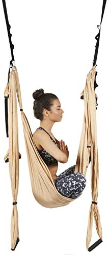 Trendy Yoga Schaukel Impulso mit Schlaufen und Griffen inkl. Edelstahl-Karabiner