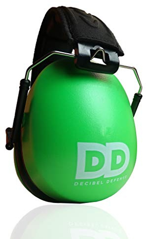 DECIBEL DEFENSE Professional Safety Ear Muffs 37dB NRR - The HIGHEST Rated & MOST COMFORTABLE Ear Protection for Shooting & Industrial Use - THE BEST HEARING PROTECTION...GUARANTEED (SAFETY GREEN)