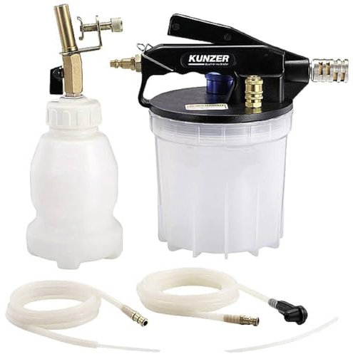 Kunzer 7BEG02 Bremsenentlüftungsgerät 2-in-1, pneumatisch - zum Absaugen und Befüllen von Brems- und Kupplungssystemen