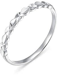 KnSam Echt Gold Schmuck Trauringe 950 Platin, Trauringe Blüte Blumen Verlobungsring Trauringe Gr.57 (18.1)