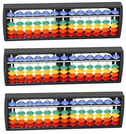 SAFIGLE Pädagogisches Mathematik-Spielzeug Für Jungen Und Mädchen 13-stelliger Regenbogen-abakus Arithmetik-abakus Tragbares Rechenwerkzeug