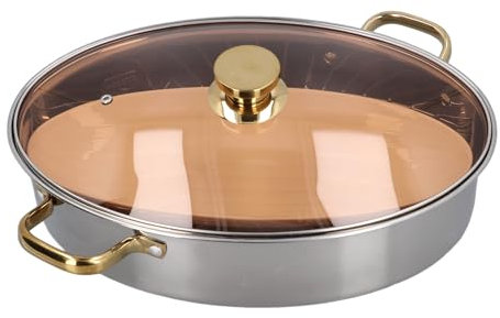 Fischdampfgarer aus Edelstahl, Elliptischer Gedämpfter Fischtopf, Vielseitig Einsetzbares Ovales Bratgeschirr und Eintopf mit Gestell, Vielseitig Einsetzbares Ovales Bratgeschirr