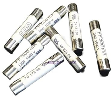 Sicherung 5 Stück/Los 6,3 x 32 mm FF 500 mA 1000 V SIBA Keramiksicherung Ersatzsicherung
