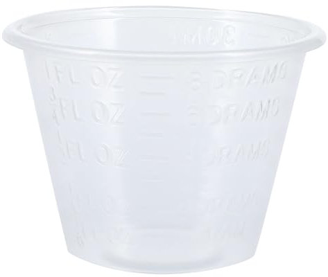 Henry Schein Graduated Medicine Cup, 1 Oz, Easy to Read, Disposable, 100 Ct