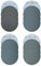 Schleifpapier 125mm Klett für Polieren(Körnung 1200/1500/2000/3000), 125mm Schleifscheiben für Exzenterschleifer (40 Stück)