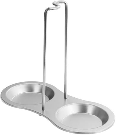 TUKRPQMRI Support de repose-cuillère, support vertical en acier inoxydable for louches à soupe ou restaurant, buffet, restauration rapide, outil de décoration de cuisine doré 6/1228(Golden,7)