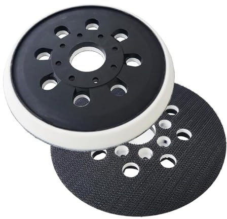 5 Inch 8 Hole Replacement Sander Pad with Hook & Loop for Bosch PEX 220 A GEX 125-1 AE PEX 220 AE Skil 7402/7490 125mm Sander Backing Pad Cushion Bosch Accessories for Random Orbital Sander