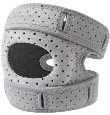 MEIION kinetix kniebandage Kniepolster - Flexible, bequeme Anti-Schlupf Knieklammer für Fitness, Laufen und Sporttraining