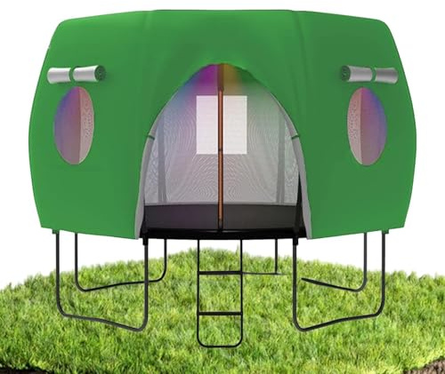 Genérico Tente de lit élastique imperméable et respirante pour extérieur – Auvent en tissu Oxford pour trampoline – Utilisation en extérieur, jardin, zone de loisirs et parc extérieur
